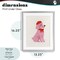 Stupell Industries French Poodle in Beret Framed Print Under Glass, design by Jessica Beck